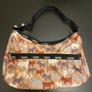 LeSportsac Scottie Dog Hobo Shoulder Bag